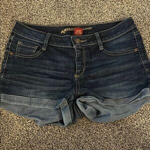 Arizona Jean Company Women's Dark Blue Jean Shorts